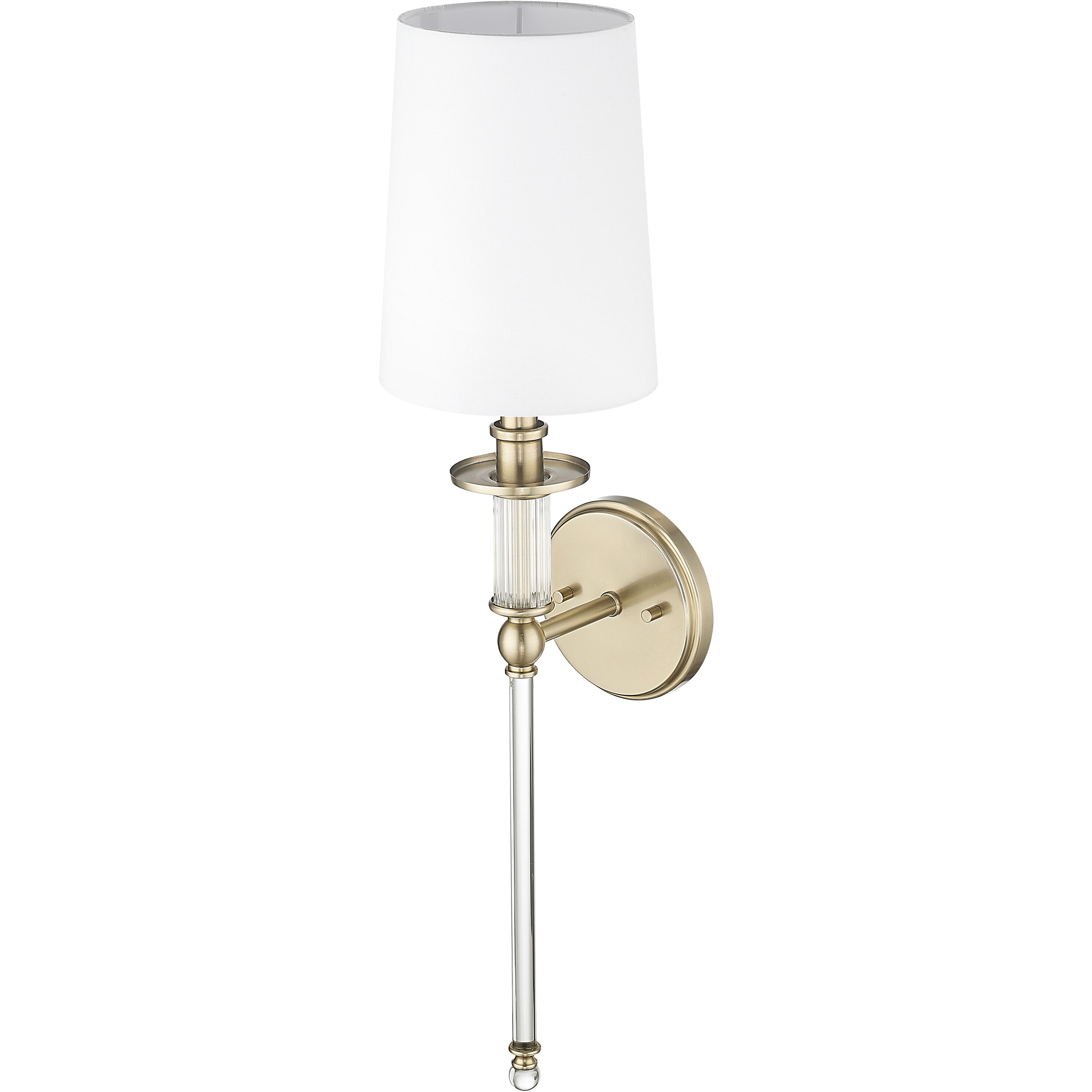 None Wall Sconce Wall Light in Modern Gold